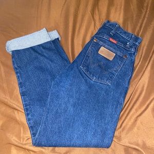 wrangler mom jeans!